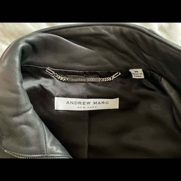 ANDREW MARC leather jacket Medium - Picture 5 of 13